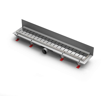 Душевой лоток 65 см Creto Snake CRE-650 SN-P с решеткой, хром