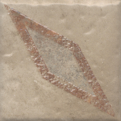 Декор Спартель 2 бежевый матовый 9,8x9,8x0,7