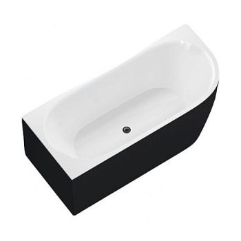 Акриловая ванна Aquanet Family Elegant A 180x80 3805N Gloss Finish (панель Black matte)