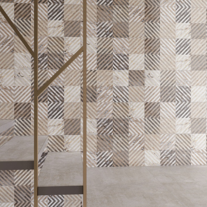 60х120 Marble-X Бреча Капрайа Белый Лаппато R9 Ректификат