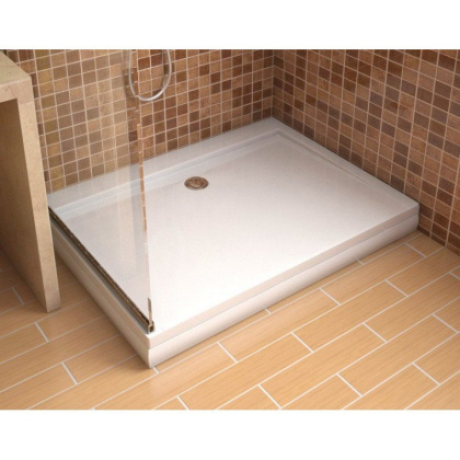 Экран для душевого поддона ФР-00001454 Эстет "КАППА" белый (140см/90см/2мм) стеклопластиковый, шт