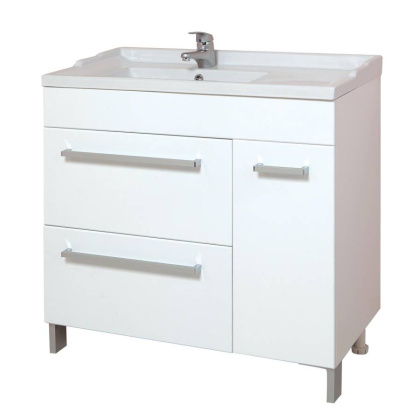 Тумба Onika Олимп 90 напольная, белая (ум. Оника 90) Тумба Onika Олимп 90 напольная, белая (ум. Оника 90)