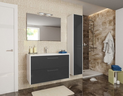 Тумба подвесная под умывальник Vegas 1000х450 2 ящика (ШхГхВ) 998х446х607 Тумба подвесная под умывальник Vegas 1000х450 2 ящика (ШхГхВ) 998х446х607