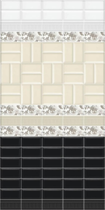 Декор MLD\A46\19000 Бланше золото 9,9*20*9.2 (уп\34 шт.), шт