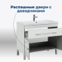 Тумба под раковину Aquanet Верона 75 белый (напольная 1 ящик 2 дверцы) Тумба под раковину Aquanet Верона 75 белый (напольная 1 ящик 2 дверцы)