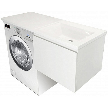 Комплект мебели Dallas Luxe 1200х482 правосторонний подвесной 1 ящик (ШхГхВ) 548х476х430