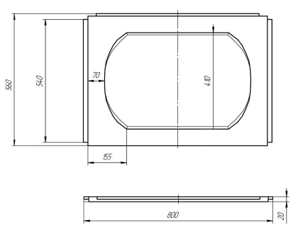 Панель боковая REDDY/KOTTO 80 Панель боковая REDDY/KOTTO 80