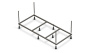 Рама для ванны SANTANA 160