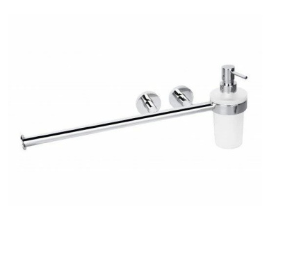 Держатель для полотенца с дозатором для жидкого мыла Держатель для полотенца с дозатором для жидкого мыла