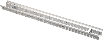 Дренажный желоб 100 мм регулируемый, нержавеющая сталь