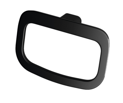 Держатель полотенец Glan, 24х14,4х7,4 см, черный, K-5160