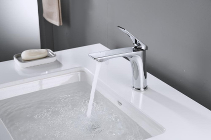 Смеситель для раковины латунь, хром S9101 Смеситель для раковины латунь, хром S9101