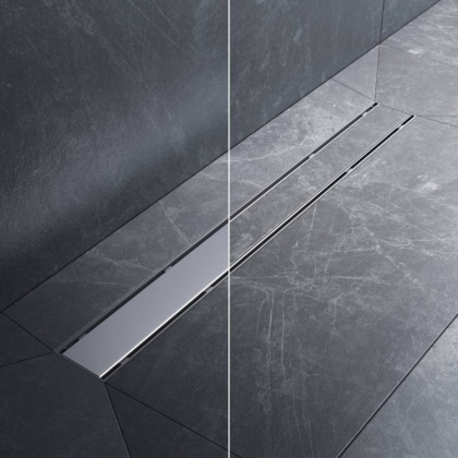 W02SC-U11-070-04SB PrimeFlow Трап для душа линейный универс затвор Tile 70см цвет сталь мат W02SC-U11-070-04SB PrimeFlow Трап для душа линейный универс затвор Tile 70см цвет сталь мат