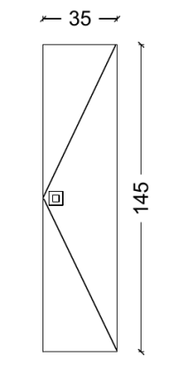 Пенал LUCIDO Светлое золото 304801 772-Light Gold Boheme