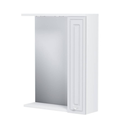 Зеркальный шкаф Palace One с подсветкой правый, 75х60х19 см, белый, M41MPR0601WG