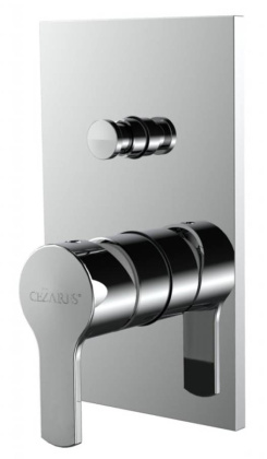 OVEST-VDIM-01 Встраиваемый однорычажный смеситель для душа с переключателем, исполнение хром