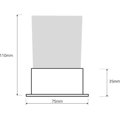 Стакан для зубных щеток Bemeta Plaza 140110061 Хром