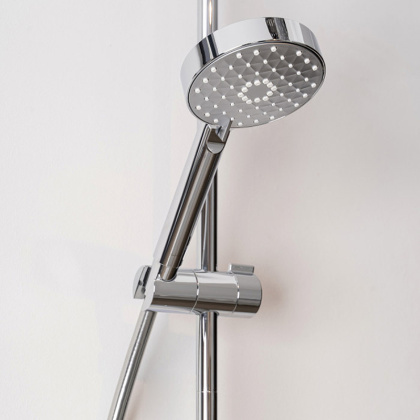 Душевая стойка E26237-CP Jacob Delafon Atom хром для душа 3 режима, шт