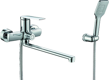Смеситель для ванны с длинным поворотным изливом RUSH Bering (BE5535-51)