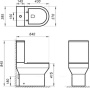 Чаша напольного унитаза BelBagno NORMA BB339CPR