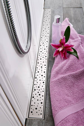 Душевой лоток 55 см Creto Points CRE-550 PH с решеткой, хром Душевой лоток 55 см Creto Points CRE-550 PH с решеткой, хром