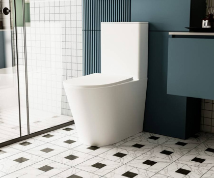 Унитаз компакт Abber Bequem AC1112TMW белый матовый с микролифтом