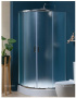 Душевой уголок Aquanet SE-900Q 90x90, узорчатое стекло