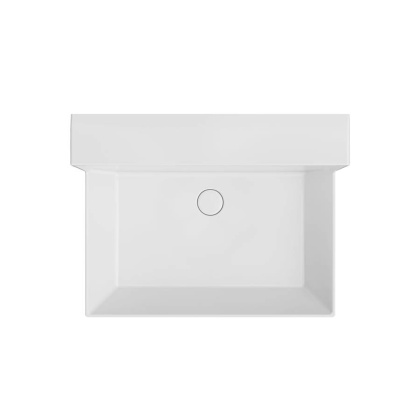 Раковина LOGICA M мебельная\подвесная cо встроенным смесителем 65, белая глянцевая