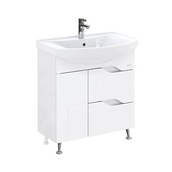 Тумба Onika Веронэлла 75 напольная, белая (ум. Стиль 75)