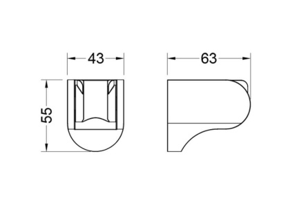Держатель ручного душа AQUATEK, матовый черный AQ2405MB  Держатель ручного душа AQUATEK, матовый черный AQ2405MB