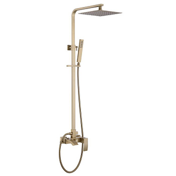 Душевая стойка ABBER Wasserfall AF8616G с изливом, золото матовое Душевая стойка ABBER Wasserfall AF8616G с изливом, золото матовое