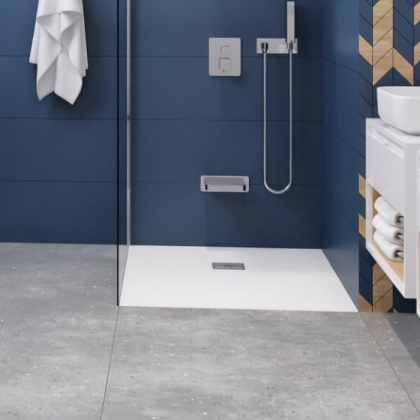 Крышка для поддона EXCELLENT Arda (хром)