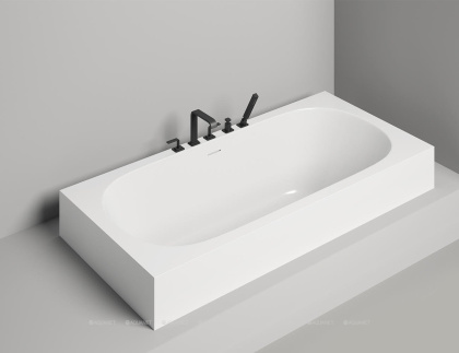 Ванна из литьевого мрамора Salini Ornella Axis Kit 190х90 103522M матовая