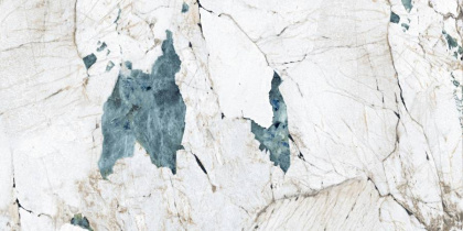 Crackstone Aqua Керамогранит бирюзовый 60х120 лаппатированный шайн