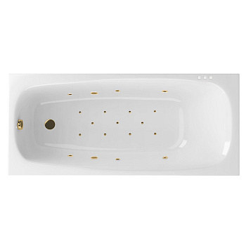 Ванна EXCELLENT Layla 170x75 "RELAX" (золото)