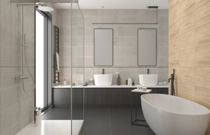 Плитка Naomi Rock Choco 30х60