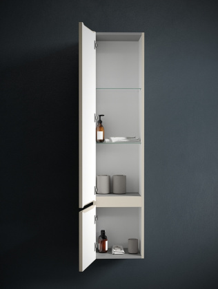 Шкаф-пенал SANCOS Very подвесной левый,  Beige Soft , 350х300х1600 мм, арт. PVR35LCE