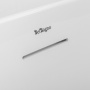 Акриловая ванна BELBAGNO BB412-1700-800-MATT, пристенная, белая матовая