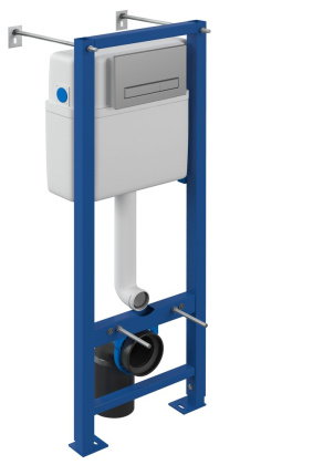 Инсталляция VECTOR 40 + BLICK пластик хром матовый Инсталляция VECTOR 40 + BLICK пластик хром матовый