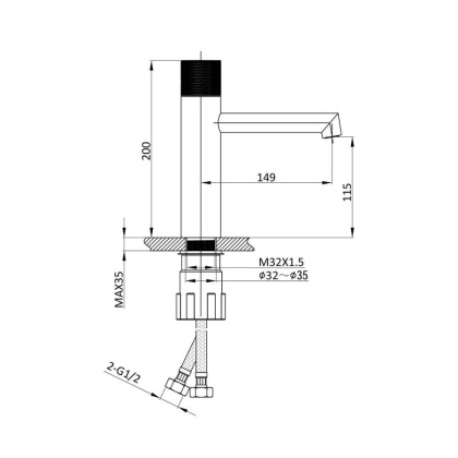 Смеситель для раковины Desire VBF-1D3CH, хром Смеситель для раковины Desire VBF-1D3CH, хром