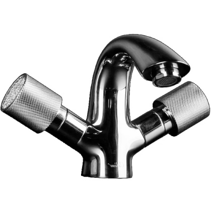 Смеситель для умывальника ROYAL CRYSTAL, хром_Комплект