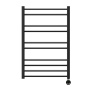 Полотенцесушитель электрический Lemark Ursus LM72810EBL П10 500x800, левый/правый, черный