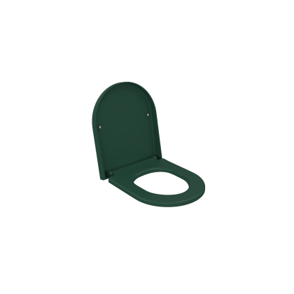 Сиденье с крышкой (Soft Close), дюропласт, зеленый матовый, A0302-027(аналог A0300-027), шт