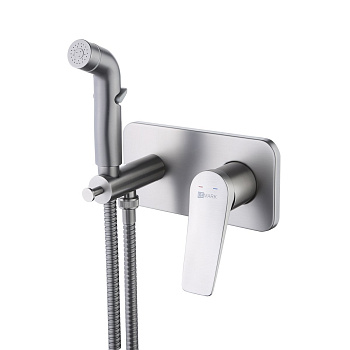 Смеситель Lemark Bronx LM3720GM с гигиеническим душем, встраиваемый Смеситель Lemark Bronx LM3720GM с гигиеническим душем, встраиваемый