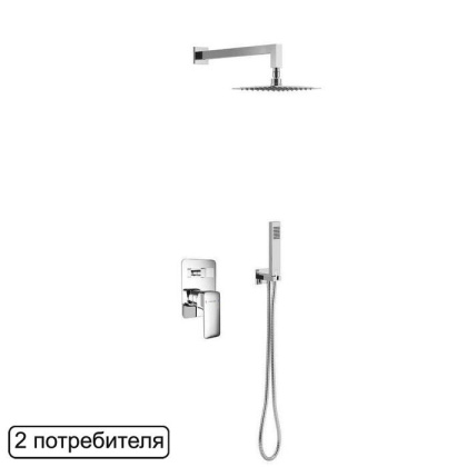Система для душа скрытого монтажа EXCELLENT Keria AREX.SET.2045CR (хром)