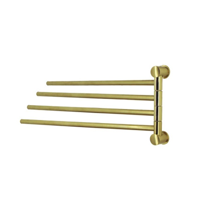 K-1034BRUSHED GOLD Держатель полотенец четверной K-1034BRUSHED GOLD Держатель полотенец четверной
