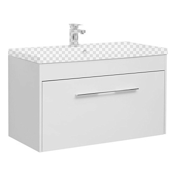 Тумба под раковину Aquanet Августа 100 белый глянец Тумба под раковину Aquanet Августа 100 белый глянец