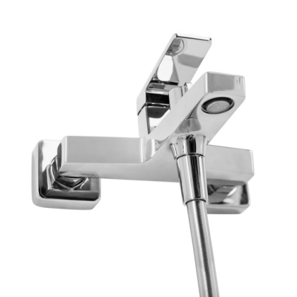 ARDENTE Смеситель для ванны и душа в комплекте с ручным душем, шлангом и держателем, хром ARDENTE-VASM-CRM ARDENTE Смеситель для ванны и душа в комплекте с ручным душем, шлангом и держателем, хром ARDENTE-VASM-CRM