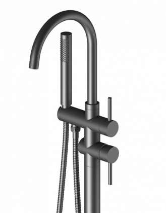 Смеситель Timo Saona 2300/03Y-CR напольный черный Смеситель Timo Saona 2300/03Y-CR напольный черный