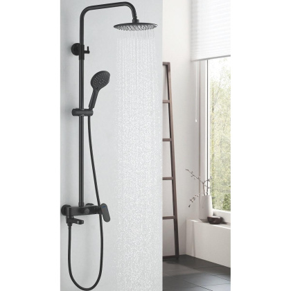 Душевая система Shevanik, латунь S8736H черный